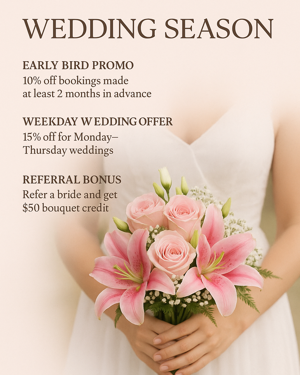 Celebrate Your Dream Wedding with DAJUE – Exclusive Floral Offers Now Available